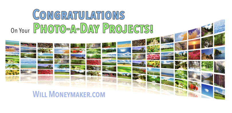 Congratulations On Your Photo-a-Day Projects! New Year, New Projects!