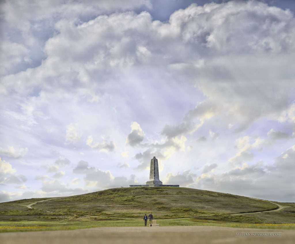 What a beautiful day at the Wright Brothers National Memorial with my Platypod.