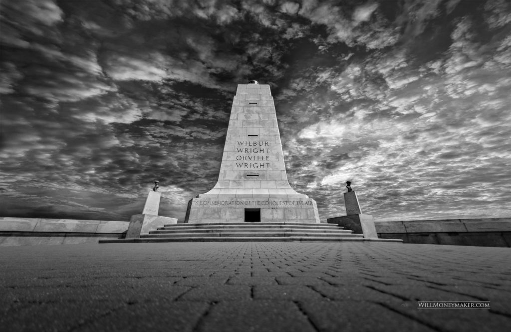 Here's another photo from my weekend at the Wright Brothers National Memorial using the Platypod.