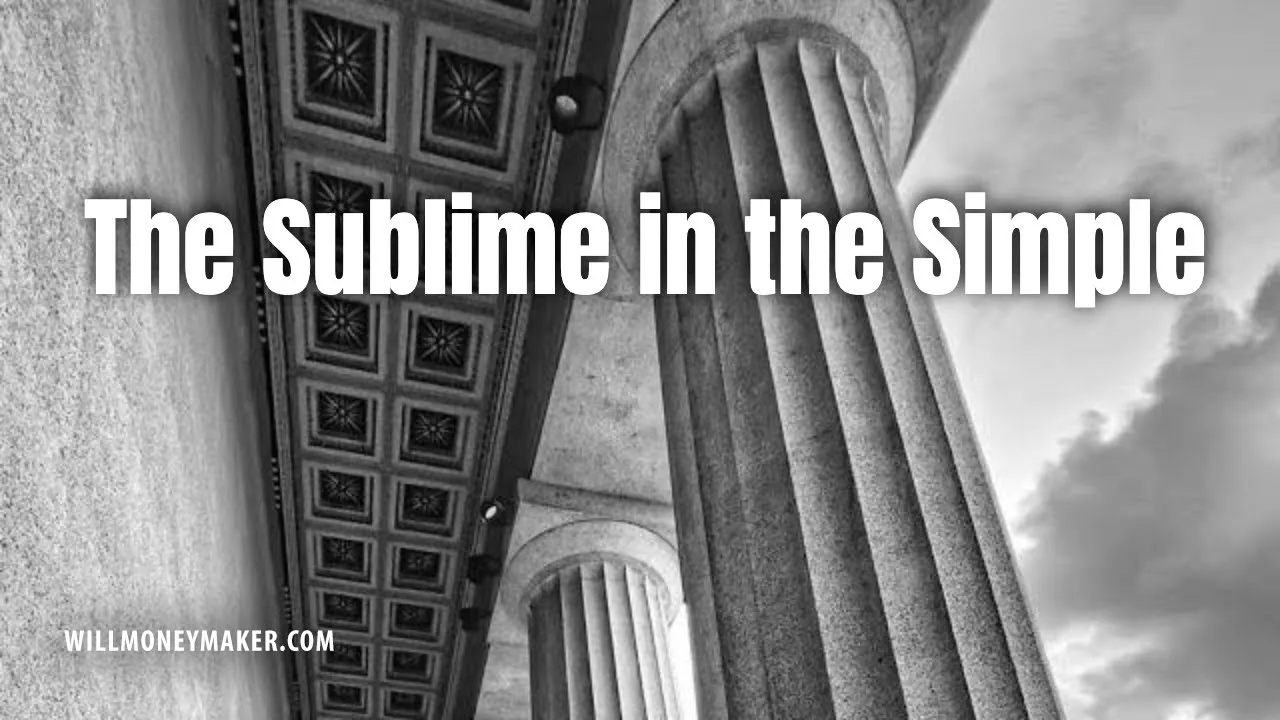 The Sublime in the Simple