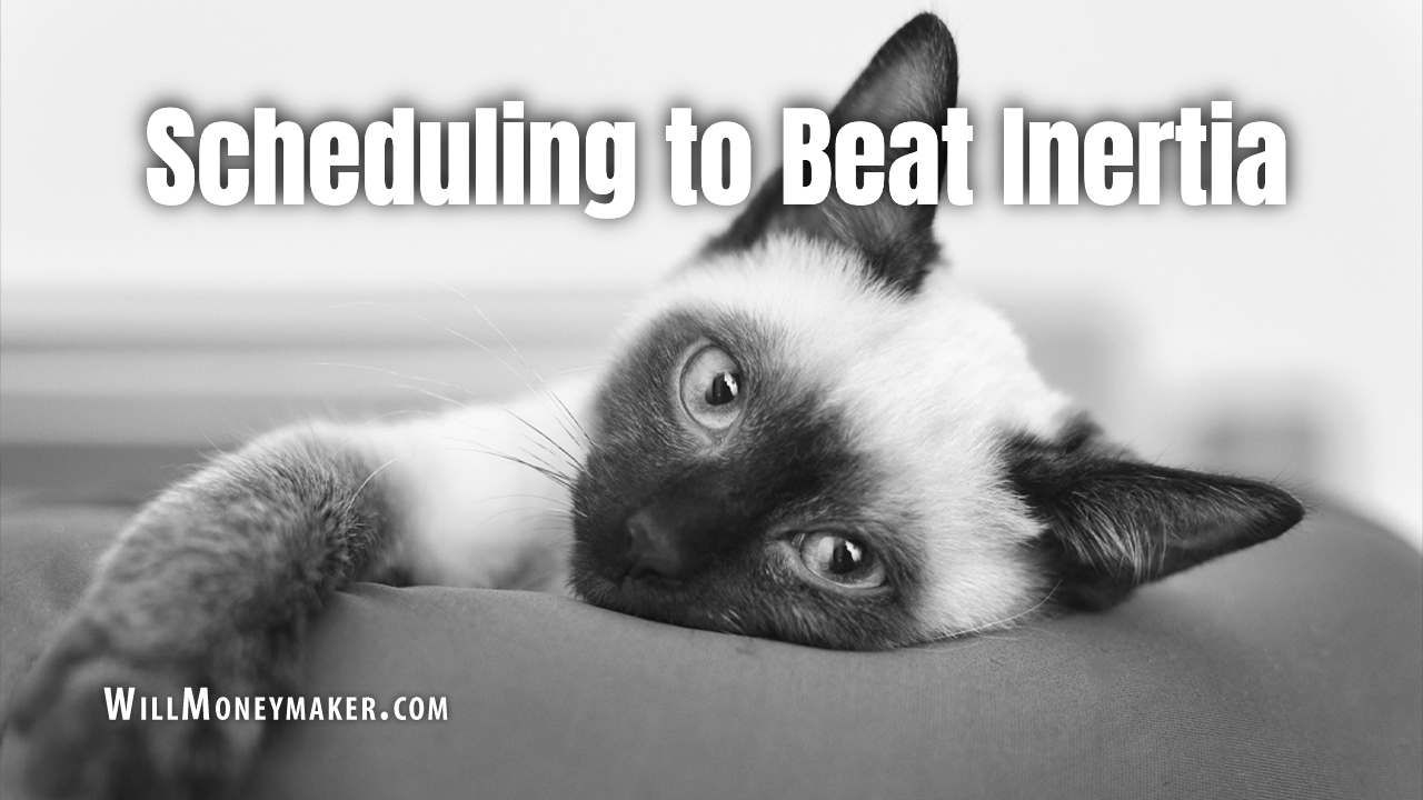 The Importance of Scheduling to Beat Inertia