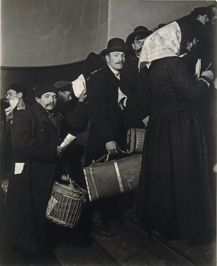 Brooklyn Museum – Climbing into the Promised Land Ellis Island